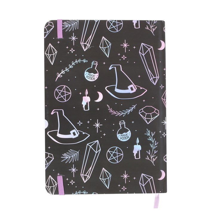 Crystal Witch Print A5 Notebook