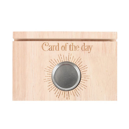 Natural Card of the Day Tarot Card Stand Tealight Holder