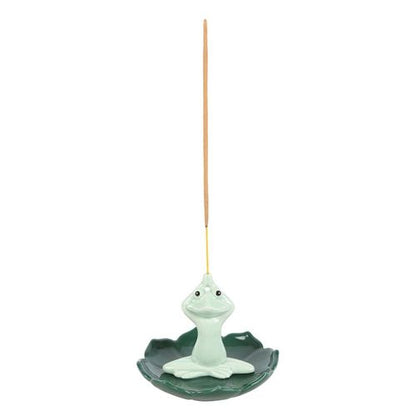 Yoga Frog Incense Stick Holder