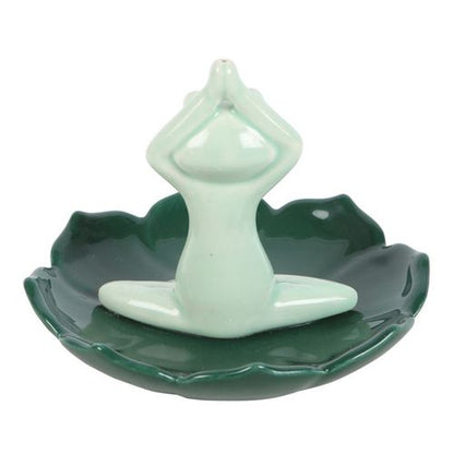 Yoga Frog Incense Stick Holder