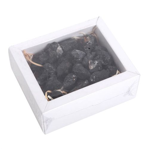 Box of  Black Tourmaline Rough Crystal Chips