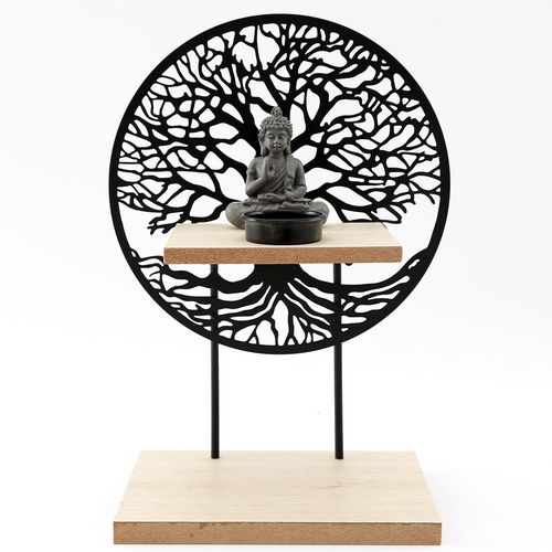 Tree of Life Buddha Candle Holder Ornament